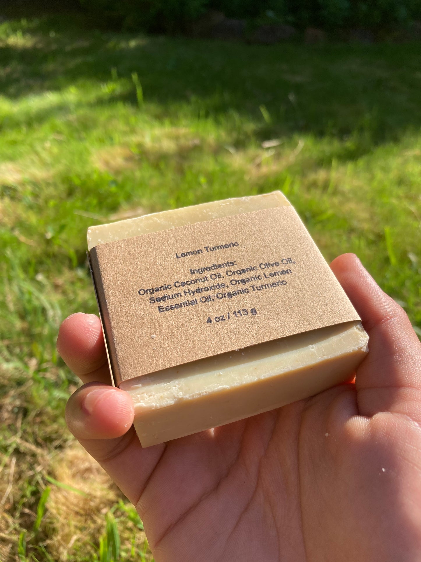 Lemon Turmeric Organic Bar Soap